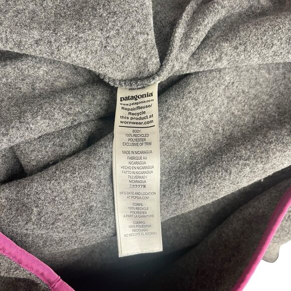 Patagonia Synchilla XL Lightweight Snap T Fleece Pullover Jacket Gray - Picture 3 of 10
